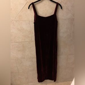 Eileen Fisher Washable Velvet Camisole Dress - Vintage Small
